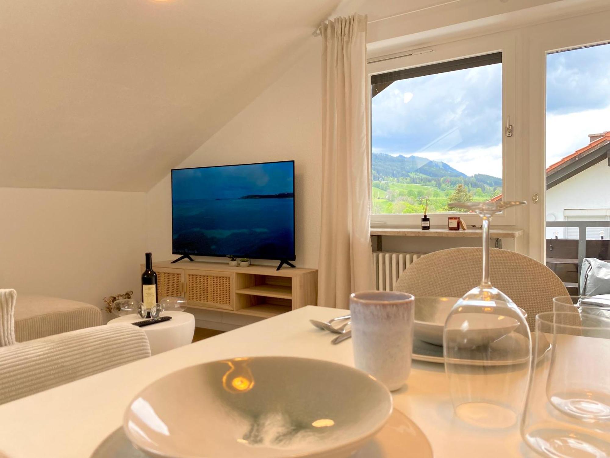 נסלוואנג Best Butler Alpspitz Apartment Kueche Parken Balkon מראה חיצוני תמונה