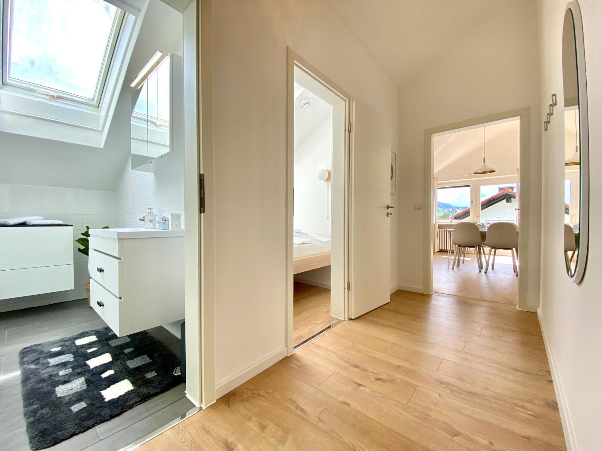 נסלוואנג Best Butler Alpspitz Apartment Kueche Parken Balkon מראה חיצוני תמונה